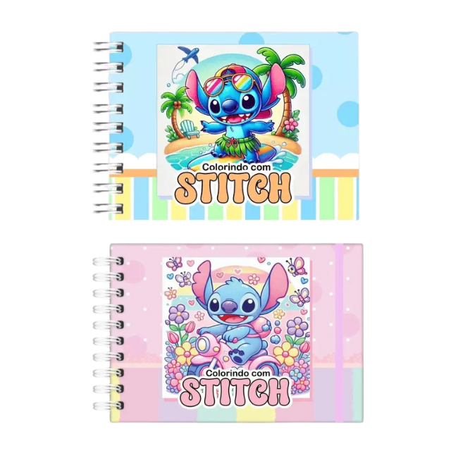 Kit 2 Cadernos Stitch
